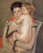Mary Cassatt The girl holding the baby France oil painting artist